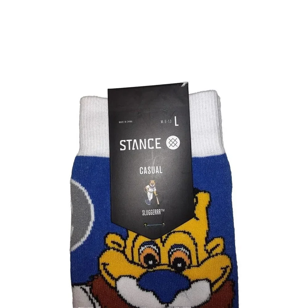 Stance Kansas City Royals MLB Royals Mascot Socks Large Men's 9-13 NWT